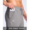 imageG Gradual Mens Fleece Lined Pants with Zipper Pocket Winter Warm Athletic Joggers Sweatpants for Men Workout Running GymLight Grey