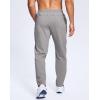 imageG Gradual Mens Fleece Lined Pants with Zipper Pocket Winter Warm Athletic Joggers Sweatpants for Men Workout Running GymLight Grey