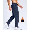 imageG Gradual Mens Fleece Lined Pants with Zipper Pocket Winter Warm Athletic Joggers Sweatpants for Men Workout Running GymNavy