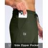 imageG Gradual Mens Fleece Lined Pants with Zipper Pocket Winter Warm Athletic Joggers Sweatpants for Men Workout Running GymOlive