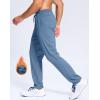 imageG Gradual Mens Fleece Lined Pants with Zipper Pocket Winter Warm Athletic Joggers Sweatpants for Men Workout Running GymSlate Blue