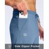imageG Gradual Mens Fleece Lined Pants with Zipper Pocket Winter Warm Athletic Joggers Sweatpants for Men Workout Running GymSlate Blue