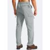 imageG Gradual Mens Hiking Cargo Pants Water Resistant Quick Dry Lightweight Outdoor Tactical Pants for Men with Multi PocketGrey