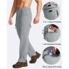 imageG Gradual Mens Hiking Cargo Pants Water Resistant Quick Dry Lightweight Outdoor Tactical Pants for Men with Multi PocketGrey