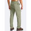 imageG Gradual Mens Hiking Cargo Pants Water Resistant Quick Dry Lightweight Outdoor Tactical Pants for Men with Multi PocketLight Green