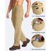 imageG Gradual Mens Hiking Cargo Pants Water Resistant Quick Dry Lightweight Outdoor Tactical Pants for Men with Multi PocketSand