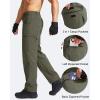 imageG Gradual Mens Hiking Cargo Pants Water Resistant Quick Dry Lightweight Outdoor Tactical Pants for Men with Multi PocketSlate Green