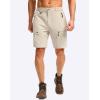 imageG Gradual Mens Hiking Cargo Shorts with Zipper Pockets Lightweight Stretch Outdoor Tactical Shorts for Men Golf Fishing