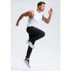 imageG Gradual Mens Sweatpants with Zipper Pockets Lightweight Mesh Athletic Pants for Men Open Bottom Workout Gym RunningBlack