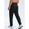 imageG Gradual Mens Sweatpants with Zipper Pockets Lightweight Mesh Athletic Pants for Men Open Bottom Workout Gym RunningBlack