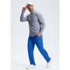 imageG Gradual Mens Sweatpants with Zipper Pockets Lightweight Mesh Athletic Pants for Men Open Bottom Workout Gym RunningBlue