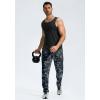 imageG Gradual Mens Sweatpants with Zipper Pockets Lightweight Mesh Athletic Pants for Men Open Bottom Workout Gym RunningBlue Grey Camo