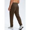 imageG Gradual Mens Sweatpants with Zipper Pockets Lightweight Mesh Athletic Pants for Men Open Bottom Workout Gym RunningBrown