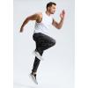 imageG Gradual Mens Sweatpants with Zipper Pockets Lightweight Mesh Athletic Pants for Men Open Bottom Workout Gym RunningCamo Black