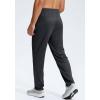 imageG Gradual Mens Sweatpants with Zipper Pockets Lightweight Mesh Athletic Pants for Men Open Bottom Workout Gym RunningDark Grey