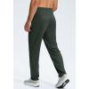 imageG Gradual Mens Sweatpants with Zipper Pockets Lightweight Mesh Athletic Pants for Men Open Bottom Workout Gym RunningDark Olive
