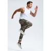 imageG Gradual Mens Sweatpants with Zipper Pockets Lightweight Mesh Athletic Pants for Men Open Bottom Workout Gym RunningGreen Camo