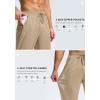 imageG Gradual Mens Sweatpants with Zipper Pockets Lightweight Mesh Athletic Pants for Men Open Bottom Workout Gym RunningKhaki