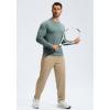 imageG Gradual Mens Sweatpants with Zipper Pockets Lightweight Mesh Athletic Pants for Men Open Bottom Workout Gym RunningKhaki
