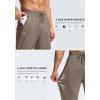 imageG Gradual Mens Sweatpants with Zipper Pockets Lightweight Mesh Athletic Pants for Men Open Bottom Workout Gym RunningLight Brown