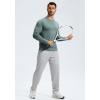 imageG Gradual Mens Sweatpants with Zipper Pockets Lightweight Mesh Athletic Pants for Men Open Bottom Workout Gym RunningLight Grey