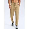 imageG Gradual Mens Sweatpants with Zipper Pockets Lightweight Mesh Athletic Pants for Men Open Bottom Workout Gym RunningLight Khaki