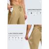 imageG Gradual Mens Sweatpants with Zipper Pockets Lightweight Mesh Athletic Pants for Men Open Bottom Workout Gym RunningLight Khaki