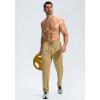 imageG Gradual Mens Sweatpants with Zipper Pockets Lightweight Mesh Athletic Pants for Men Open Bottom Workout Gym RunningLight Khaki