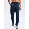 imageG Gradual Mens Sweatpants with Zipper Pockets Lightweight Mesh Athletic Pants for Men Open Bottom Workout Gym RunningNavy