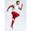 imageG Gradual Mens Sweatpants with Zipper Pockets Lightweight Mesh Athletic Pants for Men Open Bottom Workout Gym RunningRed