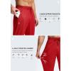 imageG Gradual Mens Sweatpants with Zipper Pockets Lightweight Mesh Athletic Pants for Men Open Bottom Workout Gym RunningRed
