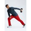 imageG Gradual Mens Sweatpants with Zipper Pockets Lightweight Mesh Athletic Pants for Men Open Bottom Workout Gym RunningRed