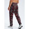 imageG Gradual Mens Sweatpants with Zipper Pockets Lightweight Mesh Athletic Pants for Men Open Bottom Workout Gym RunningRed Grey Camo