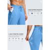 imageG Gradual Mens Sweatpants with Zipper Pockets Lightweight Mesh Athletic Pants for Men Open Bottom Workout Gym RunningSky Blue