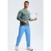 imageG Gradual Mens Sweatpants with Zipper Pockets Lightweight Mesh Athletic Pants for Men Open Bottom Workout Gym RunningSky Blue
