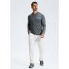 imageG Gradual Mens Sweatpants with Zipper Pockets Lightweight Mesh Athletic Pants for Men Open Bottom Workout Gym RunningWhite