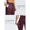 imageG Gradual Mens Sweatpants with Zipper Pockets Lightweight Mesh Athletic Pants for Men Open Bottom Workout Gym RunningWine