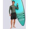 imageG Gradual Mens Swim Trunks with Compression Liner 7quot Quick Dry Board Shorts Swimsuit Bathing Suit for Men with Zipper PocketsBlack