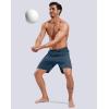 imageG Gradual Mens Swim Trunks with Compression Liner 7quot Quick Dry Board Shorts Swimsuit Bathing Suit for Men with Zipper PocketsDark Blue