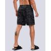 imageG Gradual Mens Swim Trunks with Compression Liner 7quot Quick Dry Board Shorts Swimsuit Bathing Suit for Men with Zipper PocketsGrey Camo