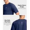 imageG Gradual Mens Workout Athletic TShirts Moisture Wicking Cooling Running Shirts Short Sleeve Performance Tee for Gym TennisDark Blue