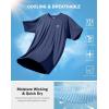 imageG Gradual Mens Workout Athletic TShirts Moisture Wicking Cooling Running Shirts Short Sleeve Performance Tee for Gym TennisDark Blue