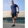 imageG Gradual Mens Workout Athletic TShirts Moisture Wicking Cooling Running Shirts Short Sleeve Performance Tee for Gym TennisDark Blue