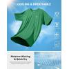 imageG Gradual Mens Workout Athletic TShirts Moisture Wicking Cooling Running Shirts Short Sleeve Performance Tee for Gym TennisGreen