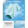 imageG Gradual Mens Workout Athletic TShirts Moisture Wicking Cooling Running Shirts Short Sleeve Performance Tee for Gym TennisLight Blue