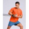 imageG Gradual Mens Workout Athletic TShirts Moisture Wicking Cooling Running Shirts Short Sleeve Performance Tee for Gym TennisOrange