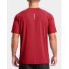 imageG Gradual Mens Workout Athletic TShirts Moisture Wicking Cooling Running Shirts Short Sleeve Performance Tee for Gym TennisRed