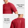 imageG Gradual Mens Workout Athletic TShirts Moisture Wicking Cooling Running Shirts Short Sleeve Performance Tee for Gym TennisRed