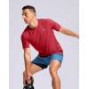 imageG Gradual Mens Workout Athletic TShirts Moisture Wicking Cooling Running Shirts Short Sleeve Performance Tee for Gym TennisRed