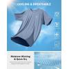 imageG Gradual Mens Workout Athletic TShirts Moisture Wicking Cooling Running Shirts Short Sleeve Performance Tee for Gym TennisSlate Blue